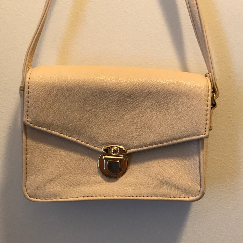 Cream Crossbody Bag